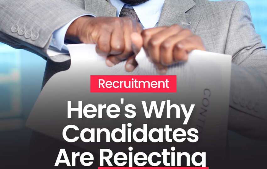 Why candidates reject job offers